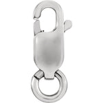 Indlæs billede til gallerivisning 14K Yellow Gold 14k White Gold 7mm x 2.75mm Lobster Clasp with Ring Jewelry Findings
