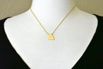 Загрузить изображение в средство просмотра галереи, 14k Gold 10k Gold Silver Missouri State Heart Personalized City Necklace
