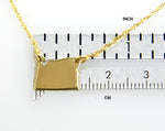 Φόρτωση εικόνας στο εργαλείο προβολής Συλλογής, 14k Gold 10k Gold Silver Oregon State Heart Personalized City Necklace
