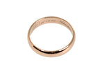 Carica l&#39;immagine nel visualizzatore di Gallery, 14k Rose Gold 4mm Classic Wedding Band Ring Half Round Light
