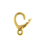 Load image into Gallery viewer, 14k Gold 18k Gold Platinum 8.6x4.75mm Triggerless Charm Bail Clasp Jump Ring
