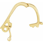 Φόρτωση εικόνας στο εργαλείο προβολής Συλλογής, 14k Yellow White Gold Sterling Silver Bail 6mm ID Pendant Enhancer Hanger Jewelry Findings
