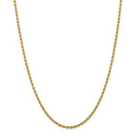 이미지를 갤러리 뷰어에 로드 , 14k Yellow Gold 3.5mm Diamond Cut Rope Bracelet Anklet Choker Necklace Pendant Chain
