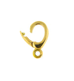 Φόρτωση εικόνας στο εργαλείο προβολής Συλλογής, 14k Gold 18k Gold Platinum 8.6x4.75mm Triggerless Charm Bail Clasp Jump Ring
