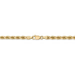 Afbeelding in Gallery-weergave laden, 14K Yellow Gold 4mm Diamond Cut Rope Bracelet Anklet Choker Necklace Pendant Chain
