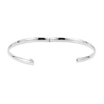Load image into Gallery viewer, 14k Yellow Rose White Gold 4mm Hinged Bangle Bracelet
