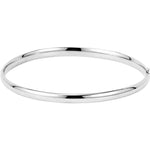 Afbeelding in Gallery-weergave laden, 14k Yellow Rose White Gold 4mm Hinged Bangle Bracelet
