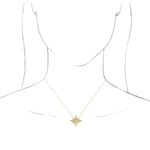 將圖片載入圖庫檢視器 Platinum 14k Yellow Rose White Gold Sterling Silver Genuine Ethiopian Opal Diamond Star Celestial Cosmos Pendant Charm Necklace

