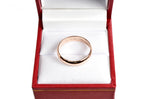 將圖片載入圖庫檢視器 14k Rose Gold 4mm Classic Wedding Band Ring Half Round Light
