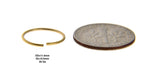 Lade das Bild in den Galerie-Viewer, 14k Solid Yellow White Gold Round Jump Ring 10mm Inside Diameter Gauge 20 Jewelry Findings
