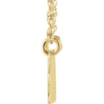 Загрузить изображение в средство просмотра галереи, 14k Gold 10k Gold Silver North Dakota State Heart Personalized City Necklace
