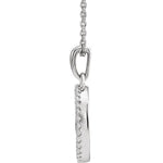 Carregar imagem no visualizador da galeria, 14K White Gold 1/5 CTW Diamond Tree of Life Pendant Charm Necklace
