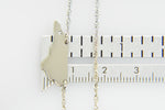 Загрузить изображение в средство просмотра галереи, 14k Gold 10k Gold Silver North Carolina State Heart Personalized City Necklace
