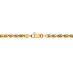 Φόρτωση εικόνας στο εργαλείο προβολής Συλλογής, 14k Yellow Gold 3.5mm Diamond Cut Rope Bracelet Anklet Choker Necklace Pendant Chain
