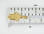Carregar imagem no visualizador da galeria, Platinum or 14k Yellow Rose White Gold Hamsa Pendant Charm Necklace
