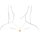 將圖片載入圖庫檢視器 Platinum 14k Yellow Rose White Gold Athena Greek Goddess Pendant Charm Necklace
