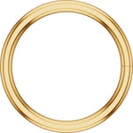 Cargar imagen en el visor de la galería, 14k Solid Yellow White Gold or Sterling Silver Round Jump Ring 9mm Inside Diameter Gauge 16 18 20 Jewelry Findings
