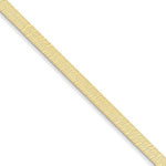 Φόρτωση εικόνας στο εργαλείο προβολής Συλλογής, 14k Yellow Gold 5mm Silky Herringbone Bracelet Anklet Choker Necklace Pendant Chain
