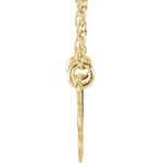 Загрузить изображение в средство просмотра галереи, 14k Gold 10k Gold Silver Iowa State Heart Personalized City Necklace
