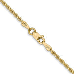 Загрузить изображение в средство просмотра галереи, 14K Yellow Gold 1.75mm Diamond Cut Rope Bracelet Anklet Choker Necklace Pendant Chain
