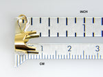 Carregar imagem no visualizador da galeria, 14K Yellow White Gold 4 Prong Low Base Pendant Mounting Mount for Diamonds Gemstones Stones
