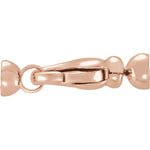 Charger l&#39;image dans la galerie, 14k Yellow White Rose Gold Sterling Silver Lobster Clasp with Hidden Tie Bar 23mm x 9mm
