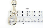 画像をギャラリービューアに読み込む, Sterling Silver 60.25mmx10.75mm Large Straight Magnetic Easy Clasp Bracelet Anklet Necklace Chains
