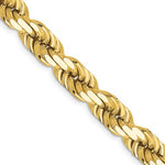 画像をギャラリービューアに読み込む, 14k Yellow Gold 8mm Diamond Cut Rope Bracelet Anklet Choker Necklace Pendant Chain
