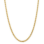 Φόρτωση εικόνας στο εργαλείο προβολής Συλλογής, 14k Yellow Gold 4.5mm Diamond Cut Rope Bracelet Anklet Choker Necklace Pendant Chain
