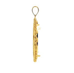 Lade das Bild in den Galerie-Viewer, 14k Yellow Gold Rope Style Coin Holder Pendant Charm for 34.3mm x 2.4mm Coins United States US $20 Dollar or Mexican 1 oz ounce
