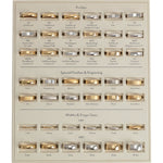 Carica l&#39;immagine nel visualizzatore di Gallery, 14k White Gold 4mm Classic Wedding Band Ring Half Round Light
