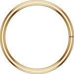 Cargar imagen en el visor de la galería, 14k Solid Yellow White Gold Round Jump Ring 10mm Inside Diameter Gauge 20 Jewelry Findings
