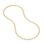 Carregar imagem no visualizador da galeria, 14K Yellow Gold 4.5mm Puff Mariner Bracelet Anklet Choker Necklace Pendant Chain
