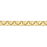 画像をギャラリービューアに読み込む, 14K Yellow Gold 8mm Rolo Bracelet Anklet Choker Necklace Pendant Chain
