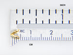 Carregar imagem no visualizador da galeria, 14k Yellow Rose White Gold 2.2mm bail ID Beveled Rabbit Ear Bail for Pendant Jewelry Findings
