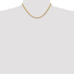 Загрузить изображение в средство просмотра галереи, 14K Yellow Gold 4mm Diamond Cut Rope Bracelet Anklet Choker Necklace Pendant Chain
