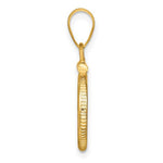 Load image into Gallery viewer, 14K Yellow Gold for 13mm Coins or US $1 Dollar Type 1 or Mexican 2 Peso Screw Top Coin Holder Bezel Pendant Charm
