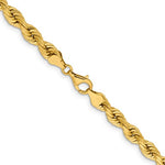Afbeelding in Gallery-weergave laden, 14K Yellow Gold 6.5mm Diamond Cut Rope Bracelet Anklet Choker Necklace Pendant Chain
