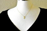 Indlæs billede til gallerivisning 14k Gold 10k Gold Silver New Jersey State Heart Personalized City Necklace
