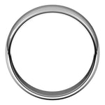 Carica l&#39;immagine nel visualizzatore di Gallery, 14K White Gold 7mm Wedding Ring Band Half Round Light
