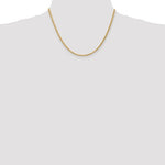 Afbeelding in Gallery-weergave laden, 14K Yellow Gold 3.25mm Diamond Cut Rope Bracelet Anklet Choker Necklace Pendant Chain
