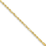 將圖片載入圖庫檢視器 14K Yellow Gold 2.5mm Diamond Cut Milano Rope Bracelet Anklet Choker Necklace Pendant Chain

