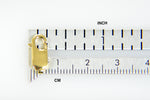 Load image into Gallery viewer, 14k 10k Yellow White Gold Lightweight 13.5mm x 5.25mm Lobster Clasp Jewelry Findings
