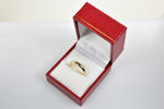 Afbeelding in Gallery-weergave laden, 14k Yellow Gold 3mm Wedding Band Ring Half Round Light
