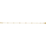 Load image into Gallery viewer, 14k Yellow Rose White Gold 1/4 CTW Diamond Bezel Set 5 Station Bracelet
