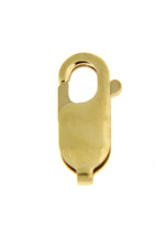 Carregar imagem no visualizador da galeria, 14k 10k Yellow White Gold Lightweight 13.5mm x 5.25mm Lobster Clasp Jewelry Findings
