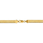 Indlæs billede til gallerivisning 14k Yellow Gold 6.5mm Silky Herringbone Bracelet Anklet Choker Necklace Pendant Chain
