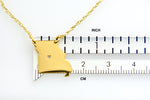 Load image into Gallery viewer, 14k Gold 10k Gold Silver Missouri State Heart Personalized City Necklace
