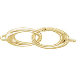 Charger l&#39;image dans la galerie, 14k Gold or Sterling Silver 23x7mm Double Sided Triggerless Lobster Clasp
