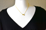 Cargar imagen en el visor de la galería, 14k Gold 10k Gold Silver Massachusetts State Heart Personalized City Necklace
